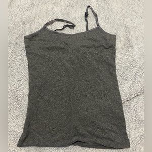 Grey camisole with the built in bra, size M
